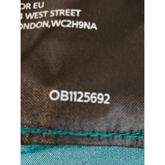 Anthropologie Teal Wrap High Low Long-Sleeve V-Neck Midi Dress Size 0 7518 - Picture 10 of 15